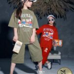 تیشرت و شلوارک دخترانه و پسرانه حیوانات