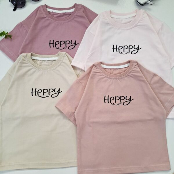 تیشرت تک دخترانه و پسرانه Happy