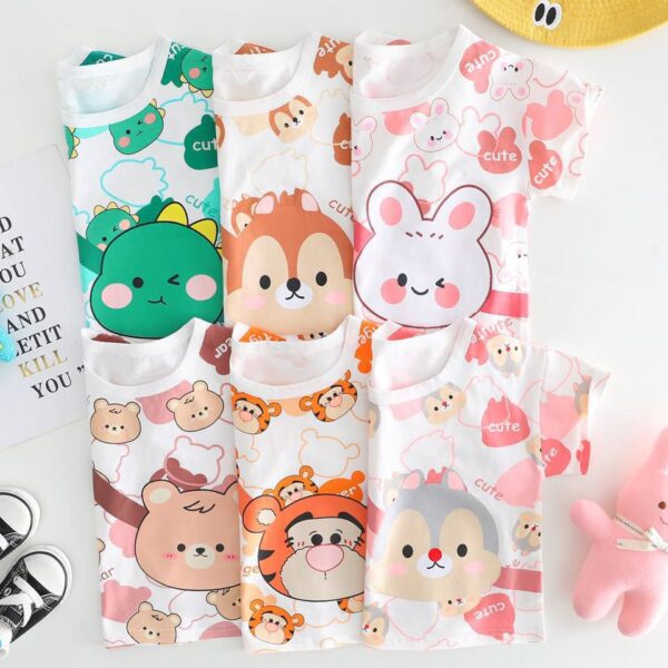 تیشرت طرح‌دار بچگانه