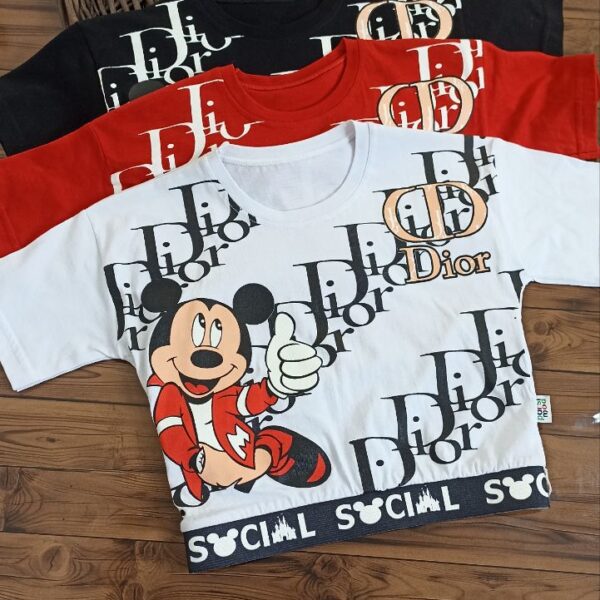 کراپ دخترانه میکی موس