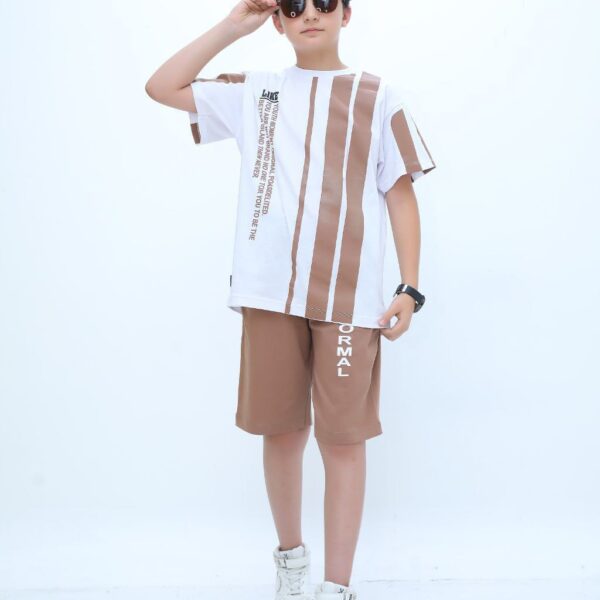 تیشرت شلوارک پسرانه پرچمی New Normal