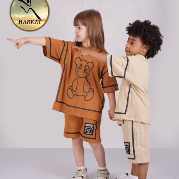 تیشرت و شلوارک خرس AR دخترانه و پسرانه