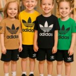 تیشرت و شلوارک آدیداس دخترانه و پسرانه