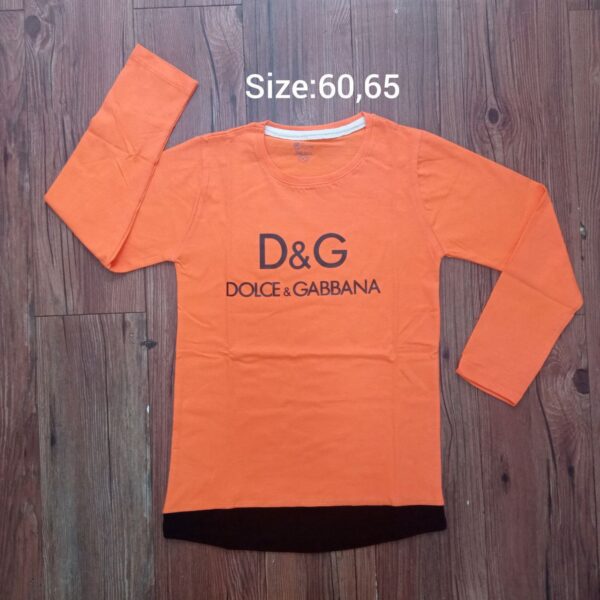 بلوز آستین بلند دخترانه و پسرانه چاپی D&G