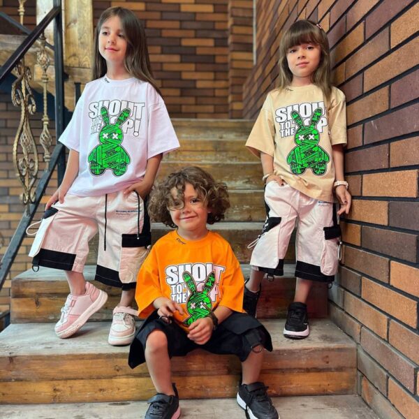 تیشرت لش استایل خرگوش دخترانه و پسرانه