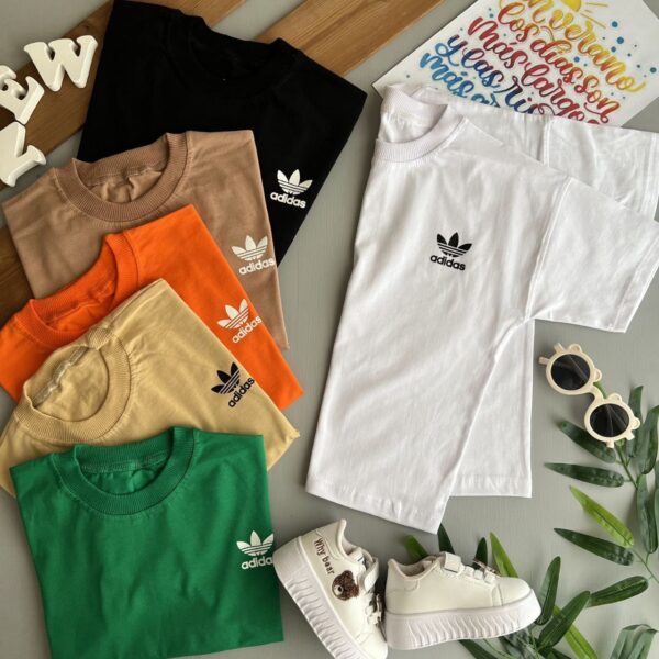 تیشرت لانگ آدیداس دخترانه و پسرانه