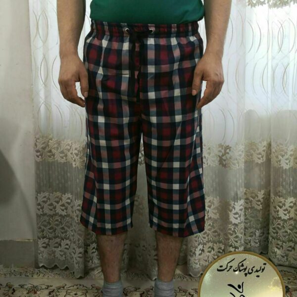 شلوارک تو خونه ای جیبدار اسپرت مردانه - زنانه و ۱۲ سال به بالا، نخی