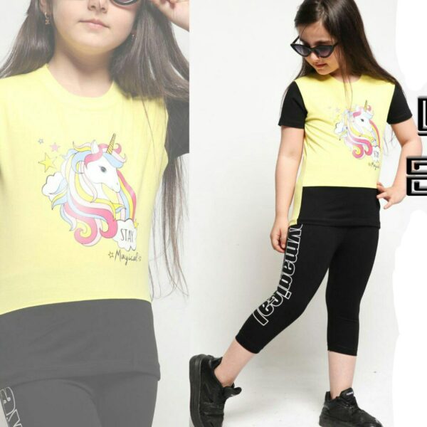 تیشرت و شلوارک بچه گانه ساپورتی یونیکورن