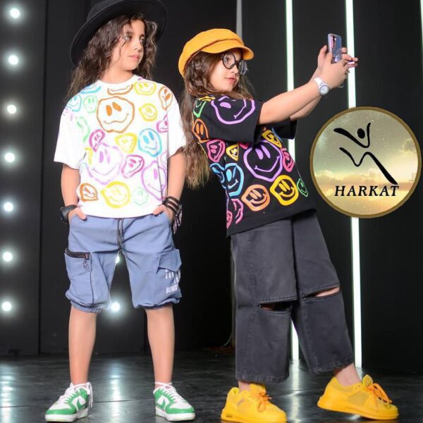 تیشرت بچه گانه استیکر لبخند