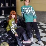 بلوز و شلوار چاپ نوشته لاتین دخترانه و پسرانه کودک و نوجوان