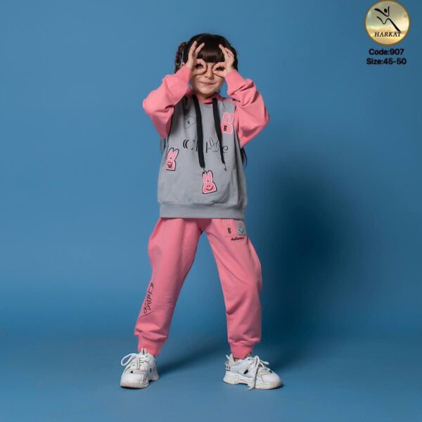 هودی و شلوار لش استایل دخترانه و پسرانه خرگوش