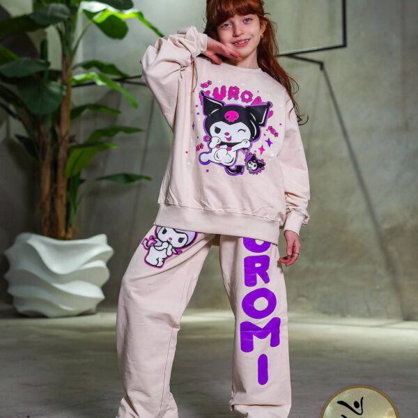 بلوز و شلوار لش استایل دخترانه کرومی