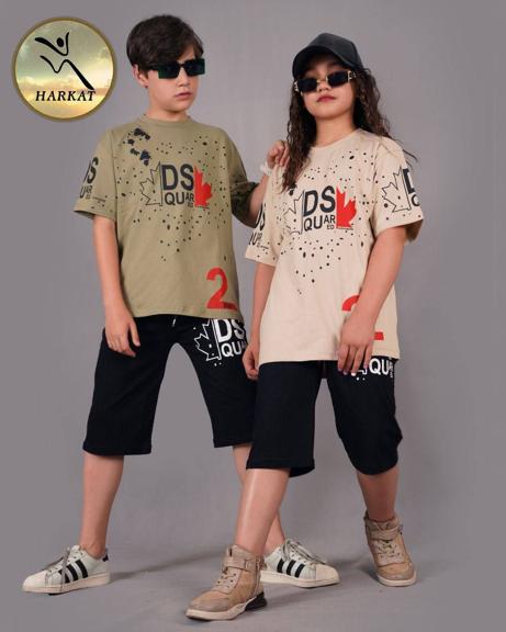 تیشرت و شلوارک اسپرت برگ نوجوان